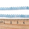 Dyed Natural Malaysia Jade Rondelle Beads Strands X-G-E316-2x4mm-64-2