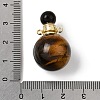 Natural Tiger Eye Perfume Bottle Pendants GG-CBA7610-02G-05-3