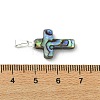 Natural Abalone Shell/Paua Shell Pendants PALLOY-JF05394-4
