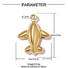 304 Stainless Steel Pendants STAS-OY014-71G-2