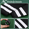 AHADERMAKER 3 Pairs 3 Styles Rectangle Polyester Pilot Epaulettes FIND-GA0003-90B-3