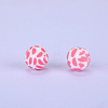 Printed Round Silicone Focal Beads LS-SI-JX0056A-93-1
