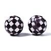 Opaque Printed Acrylic Beads MACR-S271-12mm-24-5