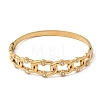 304 Stainless Steel Rhinestone Hinged Bangles for Women BJEW-B168-19G-4