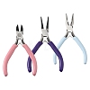 3Pcs 3 Styles 45# Steel Jewelry Pliers PT-FS0001-01-1