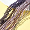 Electroplate Glass Beads Strands EGLA-FS0001-42F-10