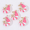 Alloy Enamel Pendants LS-ENAM-B027-01G-04-1