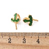 Brass Enamel Eye Pin Peg Bails KK-K399-16B-01-3