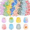 160Pcs 8 Colors Opaque Acrylic Beads OACR-FS0002-76-1