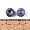 Natural Blue Spot Jasper European Beads G-Q602-09B-07-3