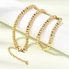 4MM Round 304 Stainless Steel Beaded Necklaces for Man and Women SA-CBAB767-16G-1