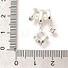 Brass Micro Pave Cubic Zirconia Pendants KK-C085-12S-3