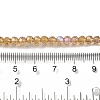Electroplate Transparent Glass Beads Strands LS-EGLA-A035-T4mm-L17-4