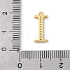 Rack Plating Brass Micro Pave Cubic Zirconia Pendant KK-H449-76G-03-4