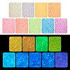  1998Pcs 9 Colors Luminous Transparent Glass Seed Round Beads GLAA-TA0001-62-9