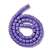 Polymer Clay Bead Strands CLAY-T001-C49-4