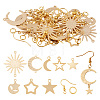 Yilisi DIY Star & Moon & Sun Drop Earring Making Kit DIY-YS0001-36-29