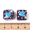 Handmade Spray Painted Lampwork Beads LAMP-N035-02C-4