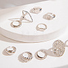 10Pcs Alloy Finger Rings Sets WG7802C-22-2