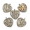 Natural Dalmatian Jasper Pendants GG-K002-12A-04-1