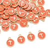 60Pcs Alloy Enamel Pendants ENAM-YW0008-02H-1