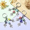 Alloy Tree of Life Pendant Keychain KEYC-JKC00540-02-4