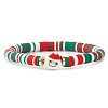 Christmas Polymer Clay Heishi Beads Stretch Bracelets for Women OZ4869-5-1
