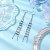 316 Surgical Stainless Steel Stud Earrings EJEW-TA00546-2
