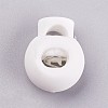 Plastic Iron Spring Cord Locks X-FIND-WH0017-13-1