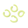 Spray Painted Iron Open Jump Rings IFIN-T017-04B-28-1