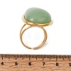 Resin Imitation Gemstone Cuff Open Rings RE-CBA09F0-01G-02-3