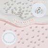 Unicraftale 100Pcs Brass Grade A Rhinestone Flat Round Spacer Beads RB-UN0001-09-5