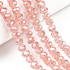 Electroplate Glass Beads Strands LS-EGLA-A034-T6mm-A34-4