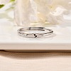 Rhodium Plated 925 Sterling Silver Adjustable Rings RJEW-S397-01P-05-2