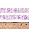 Baking Paint Electroplate Transparent Glass Beads Strands EGLA-N020-04E-4