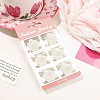 6Pcs Plastic Pearls Claw Hair Clips PW-WG9C504-14-1