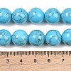 Synthetic Turquoise Graduated Beads Strands GG-CBA2AE1-A04-B-6