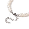Natural Pearl Beaded Necklace for Women NJEW-JN04188-02-4