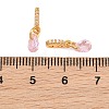 SHEGRACE Brass Micro Pave Cubic Zirconia Charms XGRQ5K437-824G-A-3