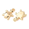 Brass Micro Pave Cubic Zirconia Charms KK-A284-11B-G-2