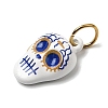 Printing 304 Stainless Steel Pendants STAS-K304-09C-G-2