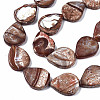 Natural Fire Crackle Agate Beads Strands G-N326-89-3