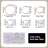Iron Open Jump Rings FIND-SP0002-63A-2