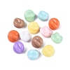 Opaque Acrylic Beads OACR-Q199-13-1