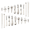 50Pcs 10 Styles Tibetan Style Alloy Charms FIND-CJ0006-06-1