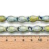 Electroplate Glass Beads Strands X1-EGLA-T025-03E-4