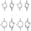 304 Stainless Steel Smooth Surface Spring Ring Clasps STAS-UN0001-02P-1