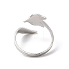 304 Stainless Steel Open Cuff Rings RJEW-Q808-02C-P-3