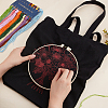 DIY Canvas Bag Flower Embroidery Kits DIY-WH0374-84A-4