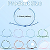 40Pcs 8 Colors Waxed Polyester Cord Bracelets Making AJEW-CJ00017-2